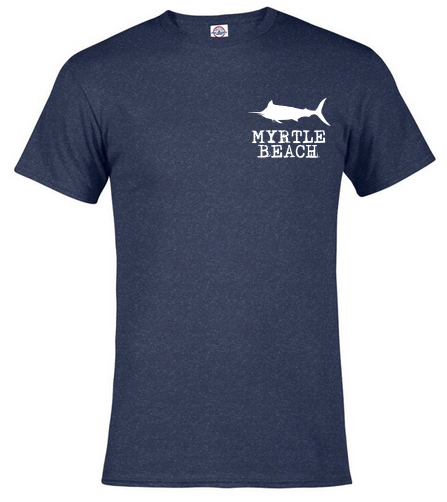 Myrtle Beach Marlin T-Shirt | Gay Dolphin Gift Cove