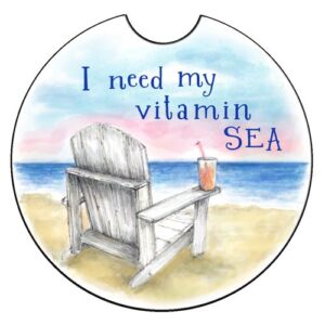 sun Vitamin Sea Cut Vinyl Sticker/Decal beach