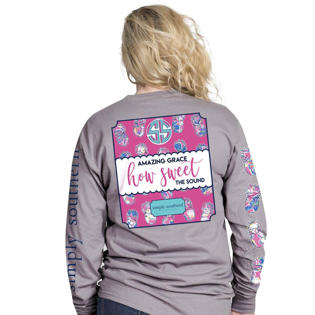 SIMPLY SOUTHERN LONG SLEEVE SWEET STEEL SHIRT | Gay Dolphin Gift Cove
